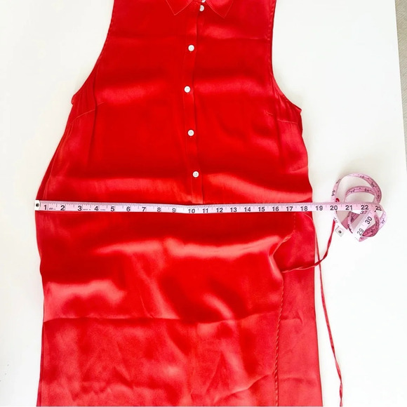 Marissa Webb Persimmon Sleeveless Maxi Dress Medium - Picture 4 of 14